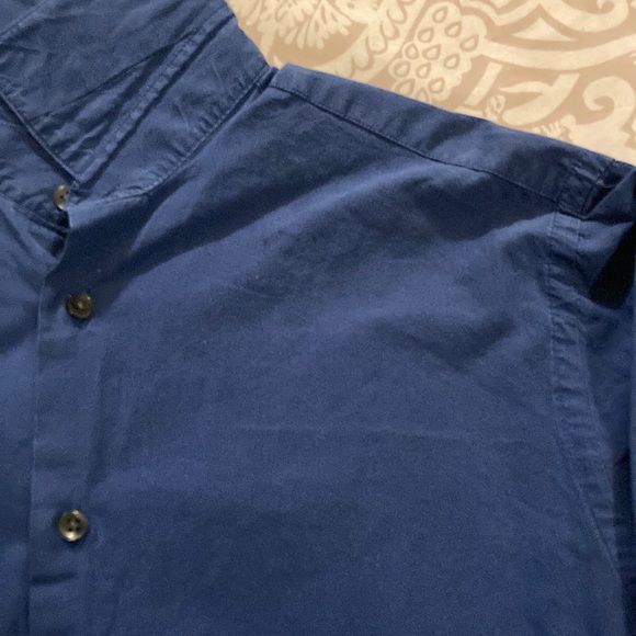 Calvin Klein Men’s Button Down • 14.5 Neck • Dark Blue • Gently Used - Picture 6 of 12